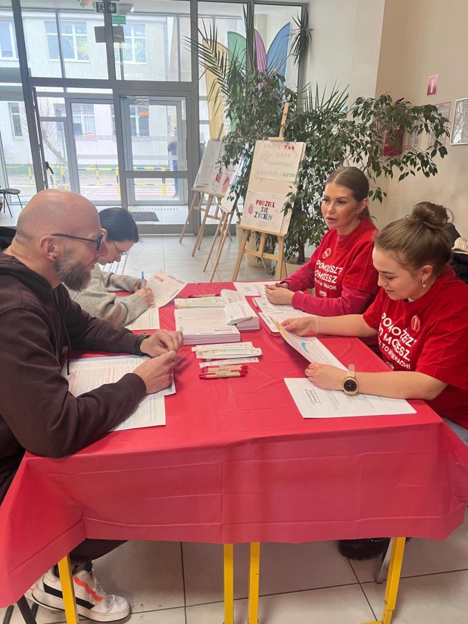 Rejestracja dawców szpiku i zbiórka dla Roberta z Popowa Kościelnego 05